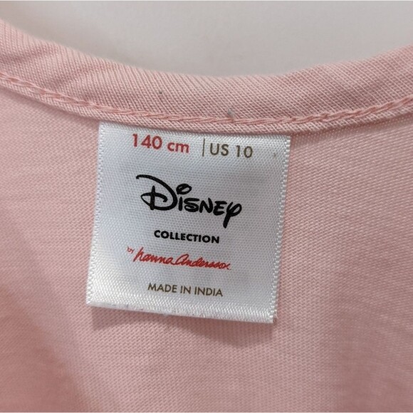 Hanna Andersson Mickey Mouse Rainbow Pink  Cotton Dress Girls Size 140 10 - Picture 5 of 6